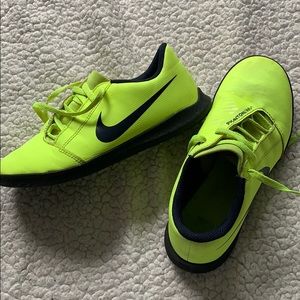 Neon Nike shoes